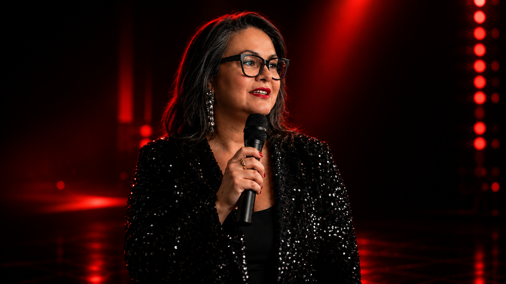Carla Magalhães em palco